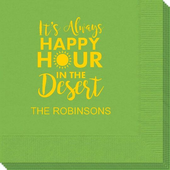 Happy Hour in the Desert Napkins